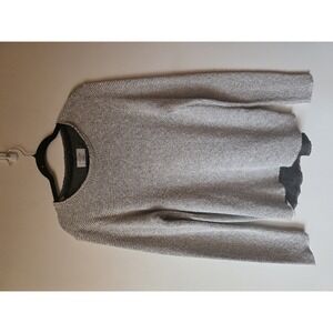 Jack & Jones Grey Textured Crewneck Sweater